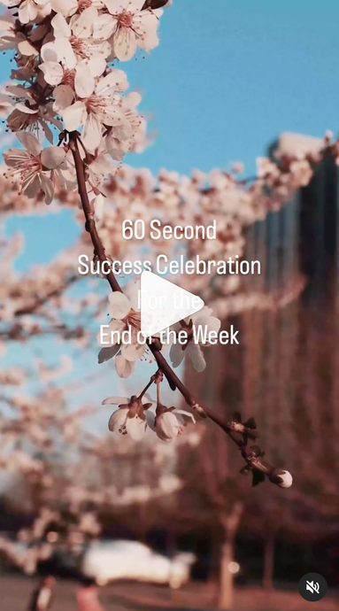60 Second Success Celebration: End of the Week Celebration